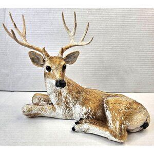 Vintage Homco 1984 Laying Deer Figurine Nature